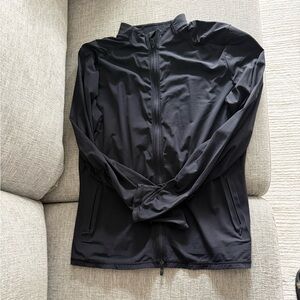 G/FORE Black Lightweight Performance Full-Zip Jacket Sz large